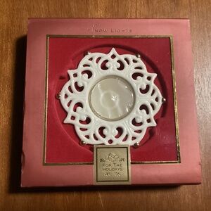 Lenox Snow Lights Sparkle Votive New